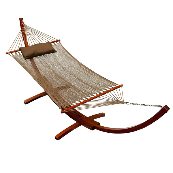 12' Arc Stand and Caribbean Hammock with Pillow