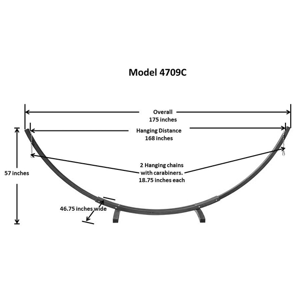 15 Foot Wood Arc Stand Dimensions