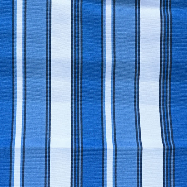 Blue and White Striped Fabric