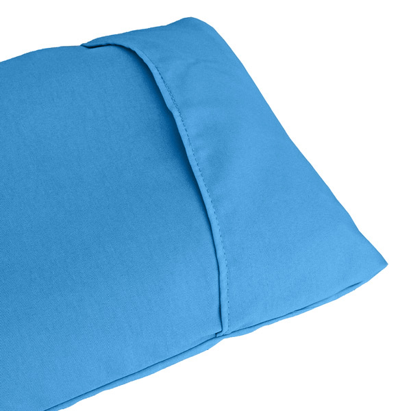 Light Blue Deluxe Hammock Pillow Detail