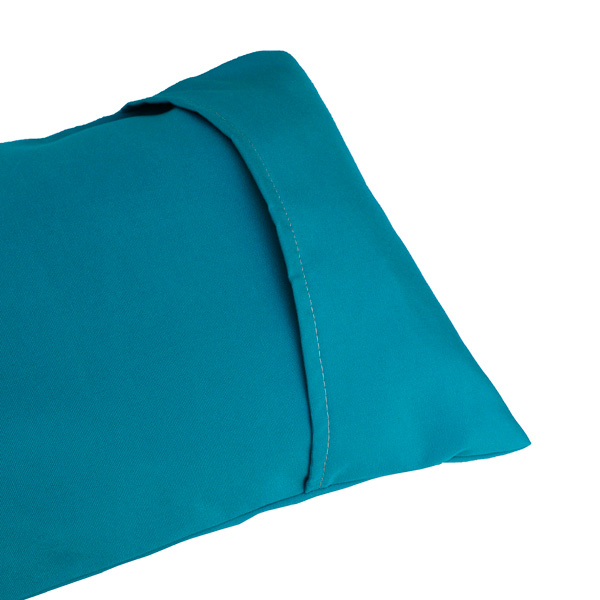 Teal Deluxe Sunbrella Hammock Pillow Detail