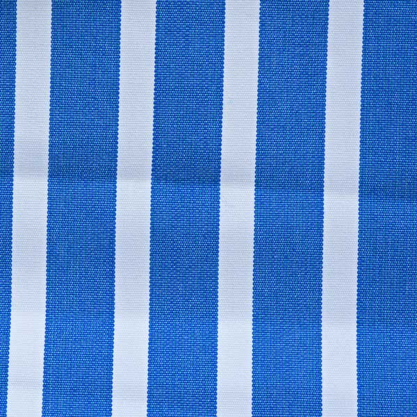 blue and white striped fabric