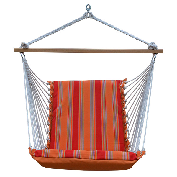 Sunbrella Soft Comfort Cushion Hanging Chair Front