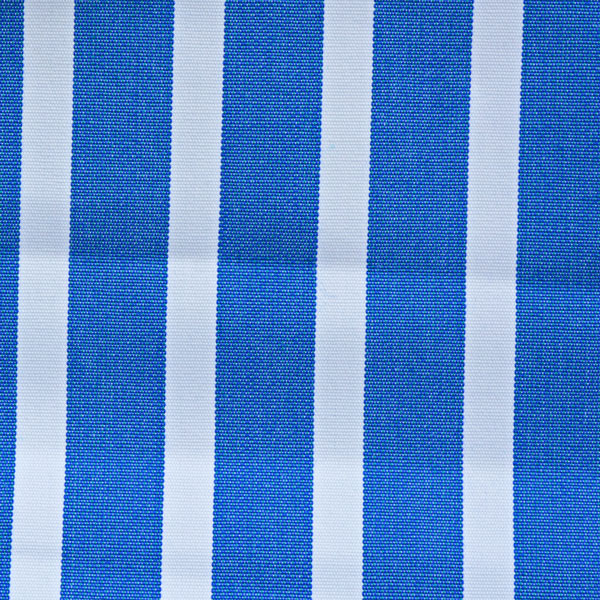 blue and white striped fabric