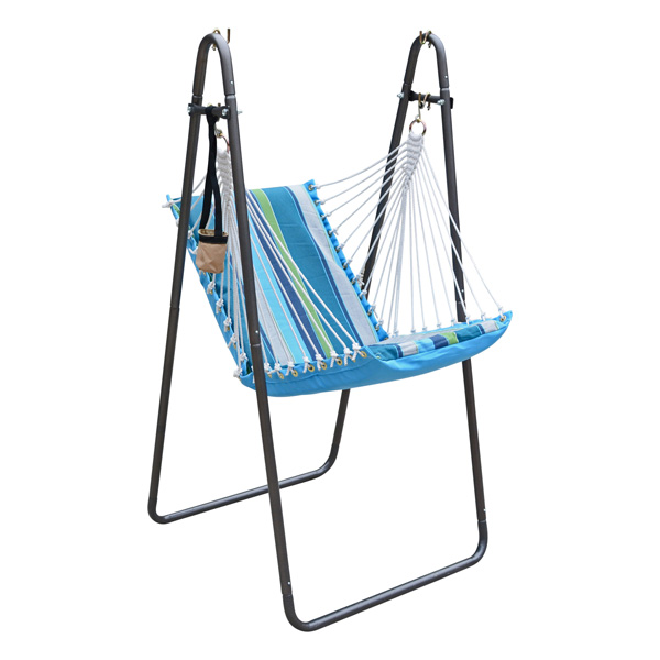 Sunbrella Soft Comfort Swing Chair With Stand