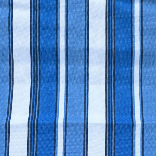 blue striped fabric