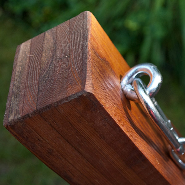 Wood Stand Eye Hook Connects to Carabiner