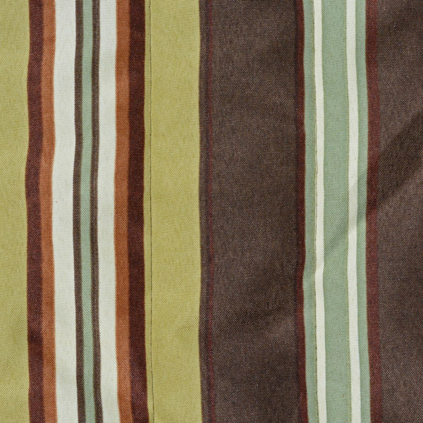 brown tan and green striped fabric